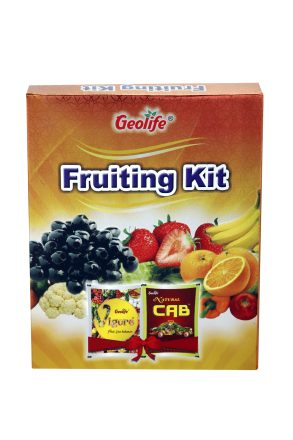 Geolife Fruiting Kit - Vigore Fruit Size Enhancer - 10 Gm + Natural CaB - 50 Gm
