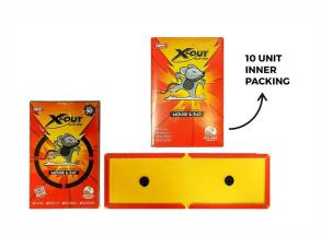 X-Out Glue Trap -Small - Wholesale Pack - 300 Unit [ Size - 10.8 Cm x 33.5 Cm ]