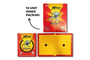X-Out Glue Trap -Wholesale Pack - 200 Unit [ Size - 33.6 cm × 21.5 cm ]